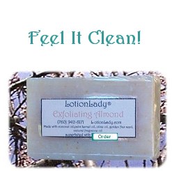 Exfoliating Almond Handmade Soap!